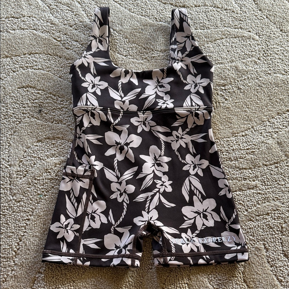 Kids Floral Print Romper